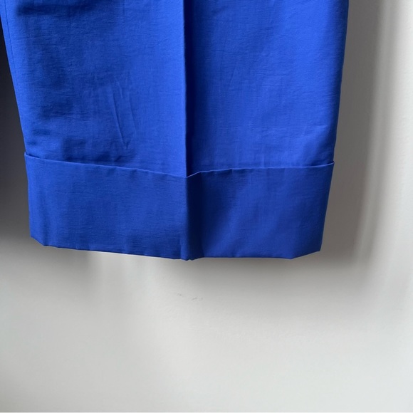 Banana Republic Wide-Leg Paperbag Pant in Voltage Blue Size 6 - Picture 6 of 14